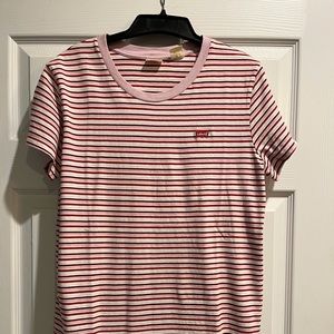 Levi Women’s Striped Tshirt NWOT
